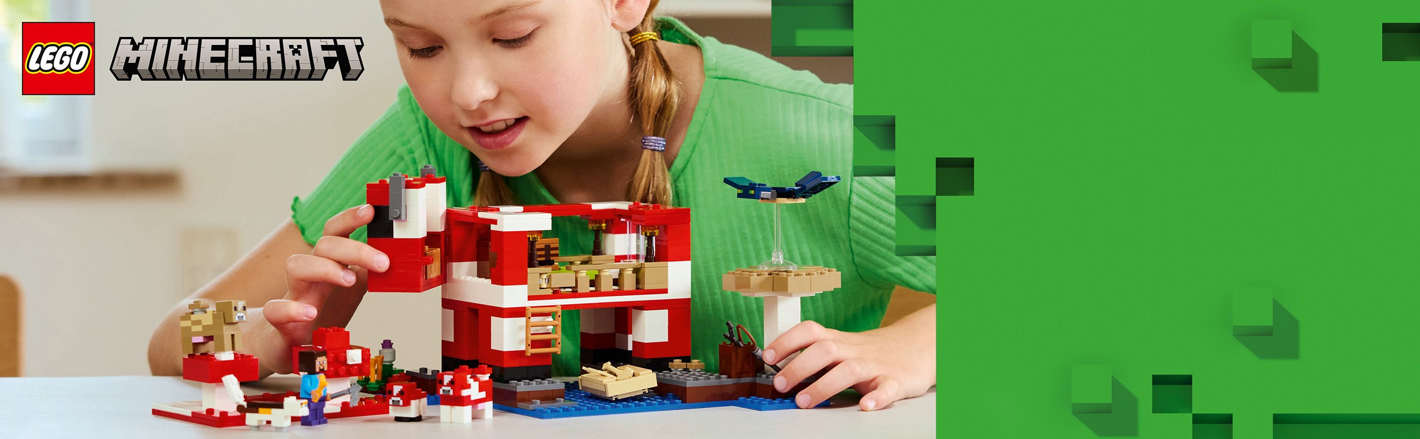 Stavajte domčeky s&nbsp;LEGO® Minecraft®